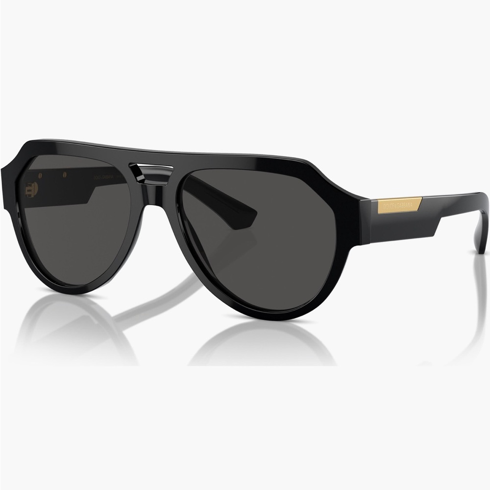 Dolce & Gabbana Black and Gold Sunglasses